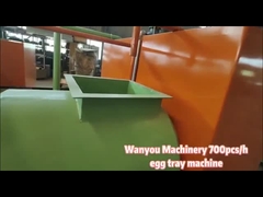 Niedriges Kapazitäts-Papier-Massen-Formteil, das Art kleines Ei Tray Machine austauscht