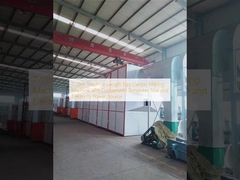 7-28m Maschinenlänge Eierkartonmachmaschine mit individueller Templatergröße und Stromquelle