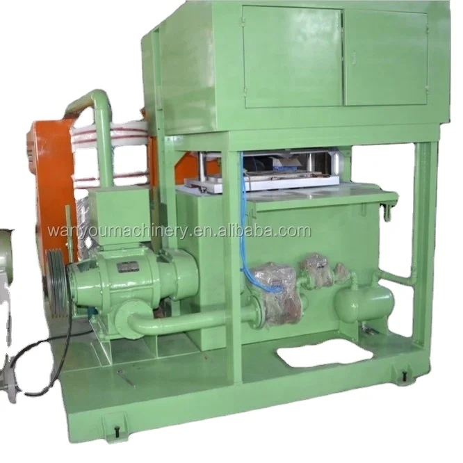 7.5KW Antriebsmotor Kleine Eier-Tray-Hersteller Eier-Tray-Pulp-Formmaschine für die Produktion Effizienz