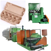 20-45KW kleine Eierfachmaschine zur Sonnentrocknung Produktionslinie Eierkartonmachmaschine