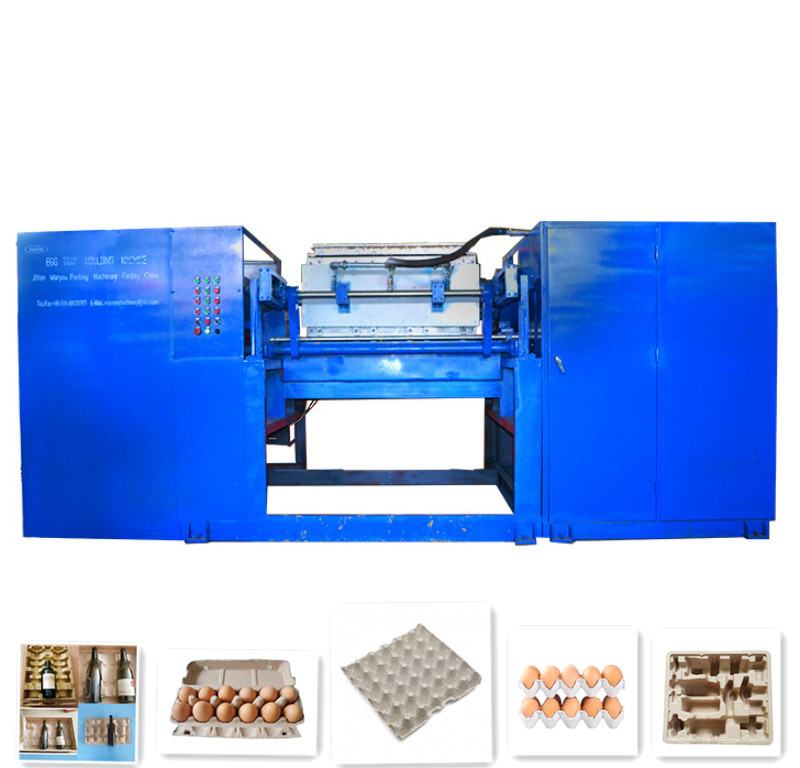 Maßgeschneiderte Maschine für die Rotation von Eierbehältern für die Pulpformung von Papierabfällen 150-450 kg/h