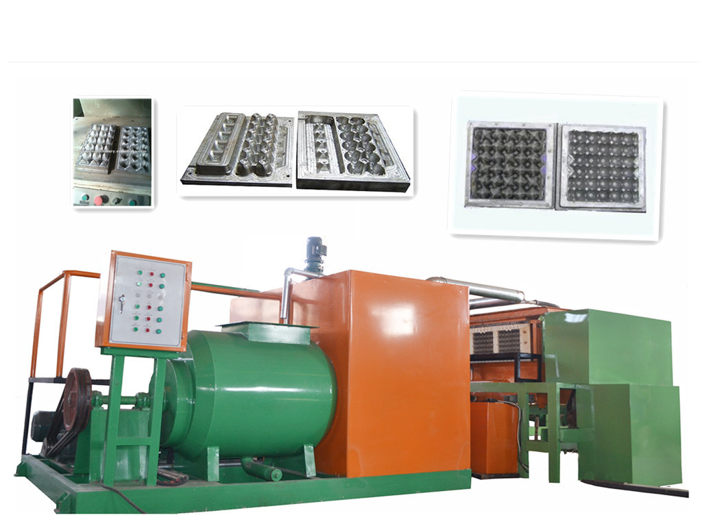 Innovative und langlebige Papier-Eier-Tray-Machinerie für die Hochleistungs-Produktion Eierkarton-Maschine Produktion Line Eier-Tray-Maschine Preis