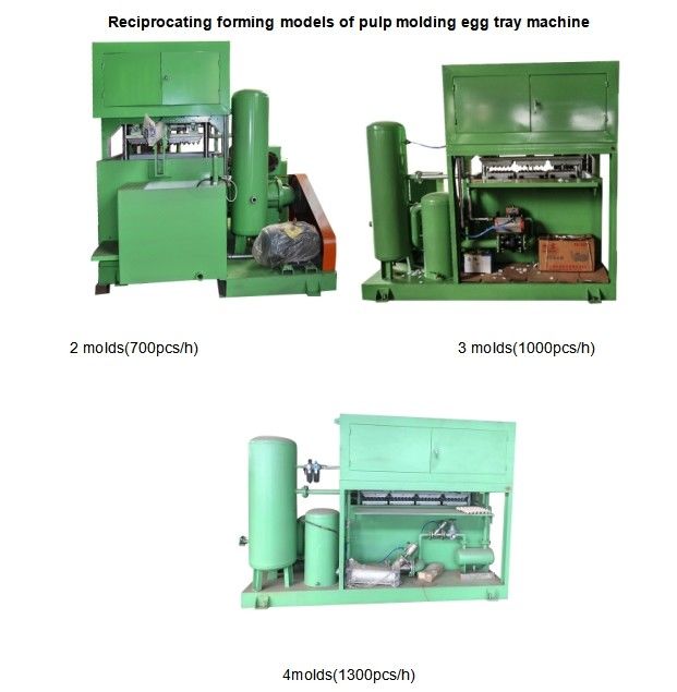 Masse des Recyclingpapier-700pcs/Hr Tray Machine Production Line