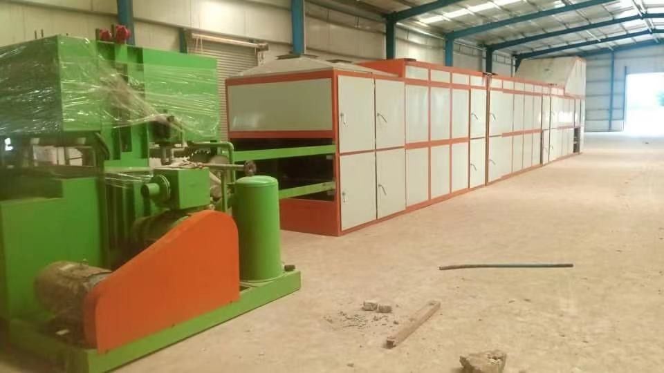Ökofreundliche Abfallpapier-Eier-Tray-Produktionslinie Wechselrotationsformung 45KW-200kw