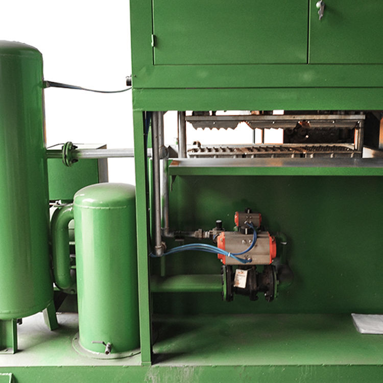 Maschine für die Bearbeitung von Eierträgen mit niedrigem Energieverbrauch aus Papierabfällen/Pulpformmaschine für Eierträger mit PLC-Steuerung