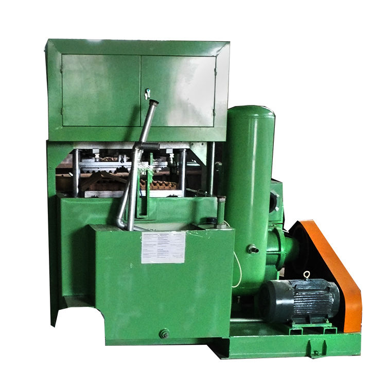 Kleine Kapazität Papierpulpe Formei Eiertablett Maschine Produktionslinie 700 Stück/h Aluminiumformen