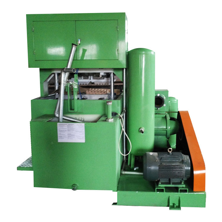 Automatische hocheffiziente Papier-Ei-Tray-Maschine Ei-Karton-Produktionslinie, von Computer gesteuert