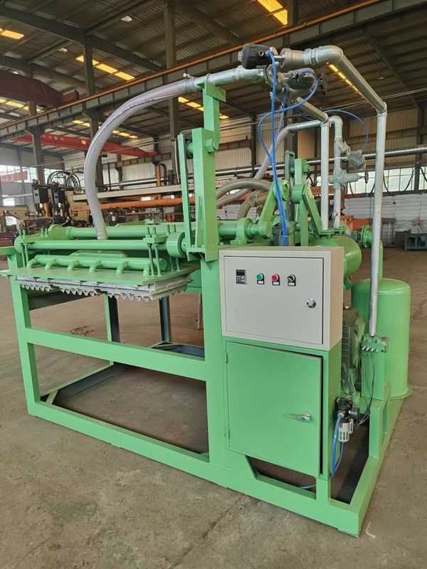 35KW kleine Eierkartonmaschine700-1000 Stück/h für Sonnennasstrocknung Produktionslinie