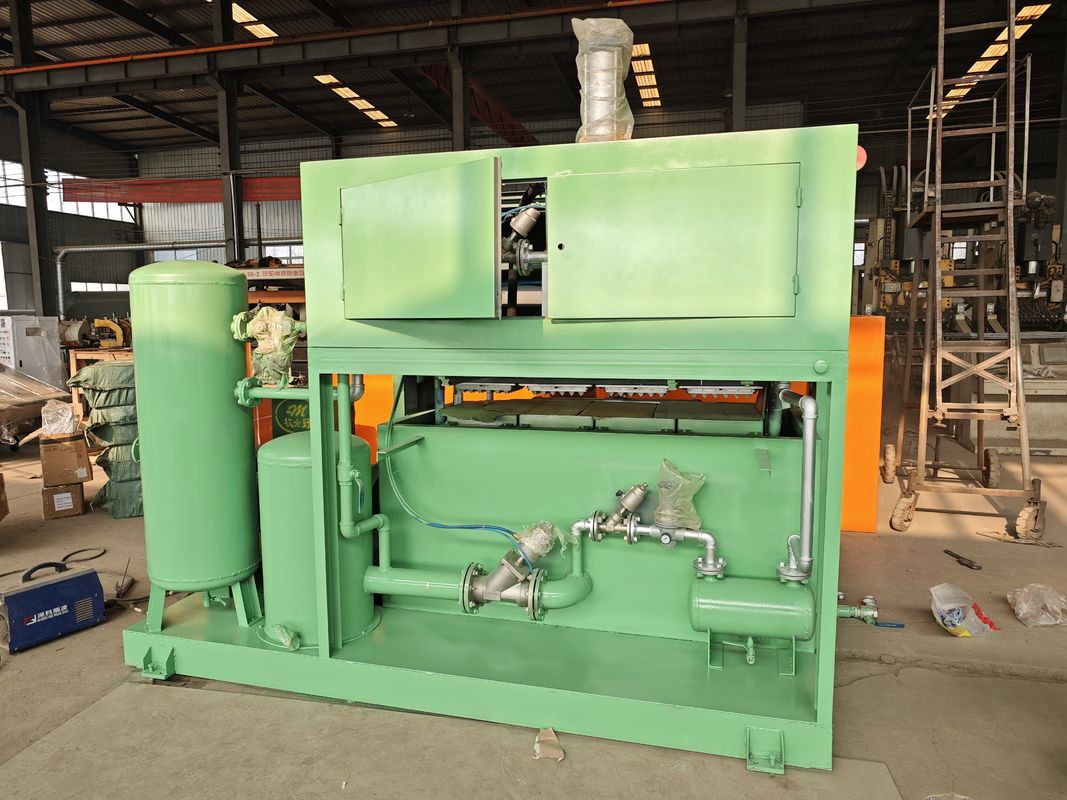 Grüne Farbige Papier Eierkarton Herstellungsmaschine mit geringem Energieverbrauch Eierschalen Produktionslinie Eierschalenmaschine