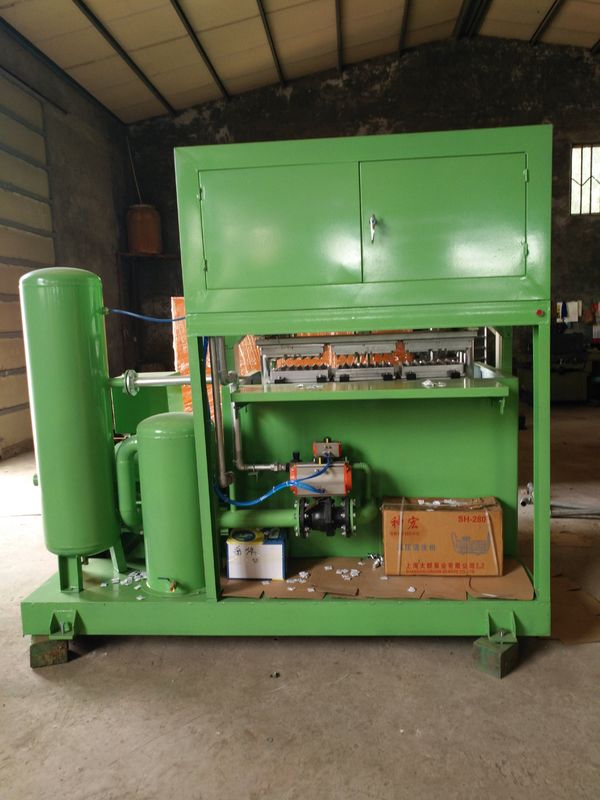 45-60KW 1000pcs/h Recycled Paper Egg Tray Machine For Sun Drying Production Line PLC Controlled