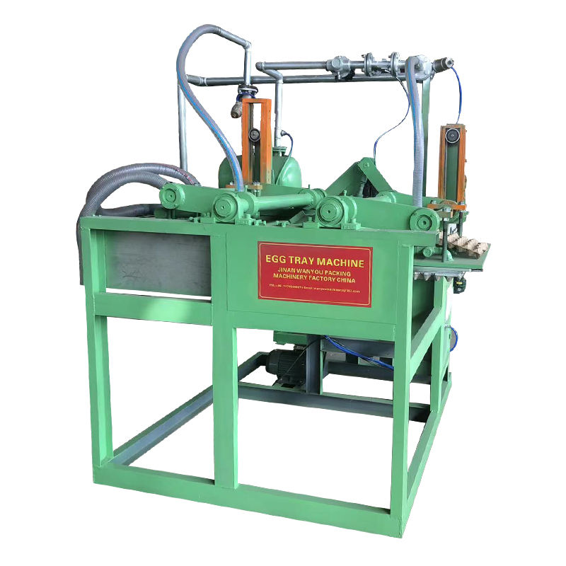 Halbautomatische Papiereier-Tablettmaschine 700 Stück/h-1500 Stück/h Recycelte automatische Eierkarton-Produktionslinie