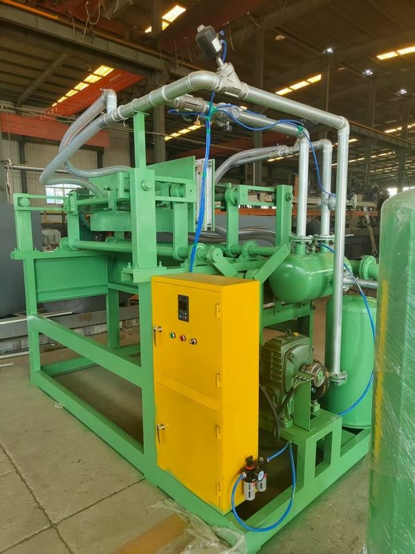 Einfache Konstruktion Halbautomatische kleine Papier-Eier-Tray-Maschine Produktionslinie ohne Trockner Niedriger Energieverbrauch
