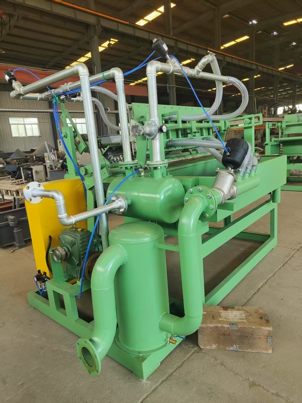 Einfache Konstruktion Halbautomatische kleine Papier-Eier-Tray-Maschine Produktionslinie ohne Trockner Niedriger Energieverbrauch