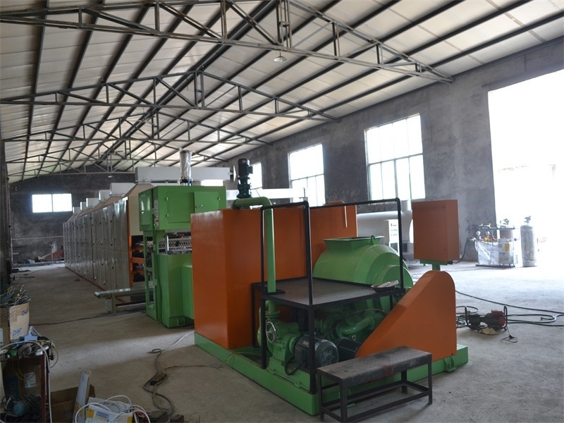 2-3 Personen ärgern Tray Production Line Capacity 700pcs/h--Ei Tray Making Machine des Papier-6000pcs/h