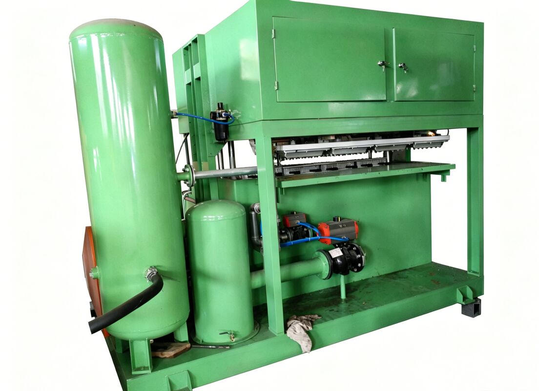 Kleine 1300-1500 Stück pro Stunde Eierfachmaschine Eierkartonmaschine zum Herstellen von Eierfachmaschinen Eierkartons Schuhfachmaschinen Kinderfachfachmaschinen Aluminiumformen PLC-gesteuert