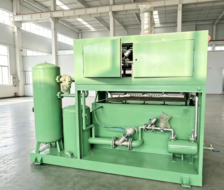 Halbautomatische Papiereier-Tablettmaschine 700 Stück/h-1500 Stück/h Recycelte automatische Eierkarton-Produktionslinie