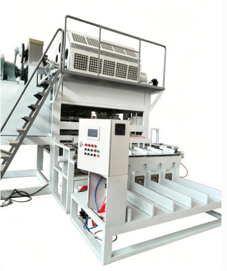 Vollständige Papier-Ei-Tray-Produktionslinie Rotation 5000 Stück pro Stunde mit Pulping Forming Trocknung und automatische Stapelung Systeme