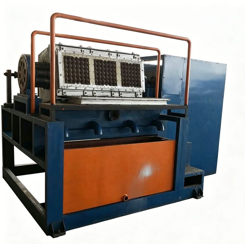 Papier-Eier-Tray-Machmaschine Dreh 3 x 4 Form-Produktionslinie Kompakt und einfach zu bedienen 2000 Eier-Trays pro Stunde produzieren