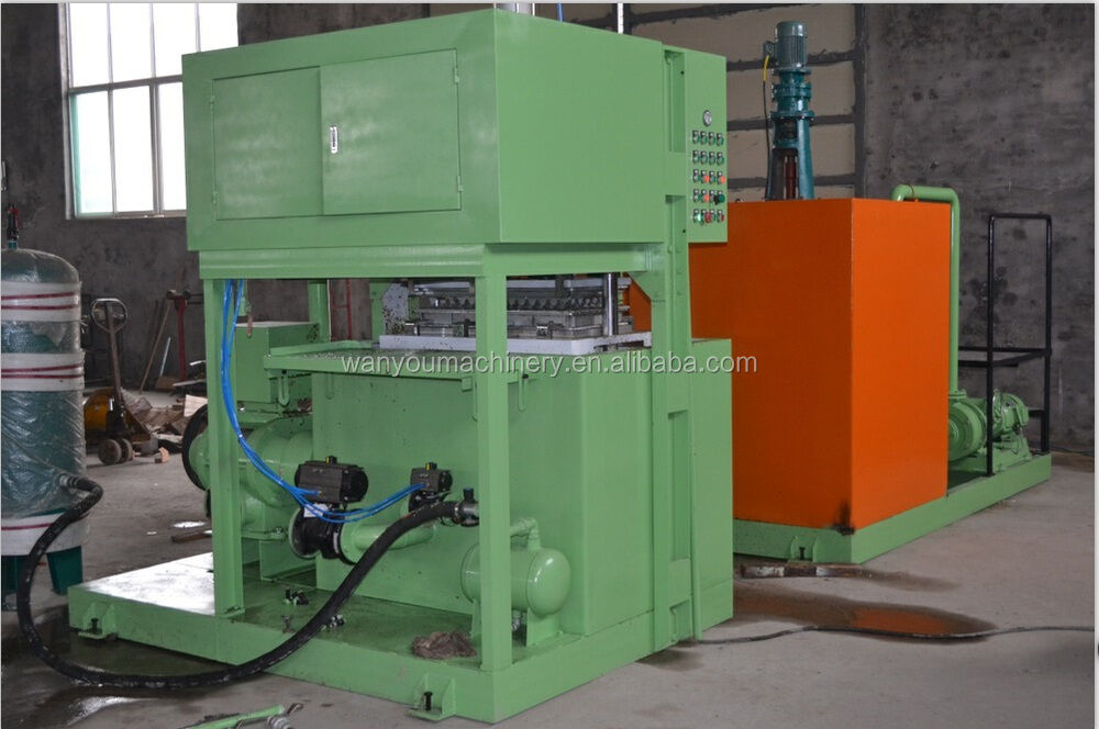Halbautomatische Papiereier-Tablettmaschine 700 Stück/h-1500 Stück/h Recycelte automatische Eierkarton-Produktionslinie
