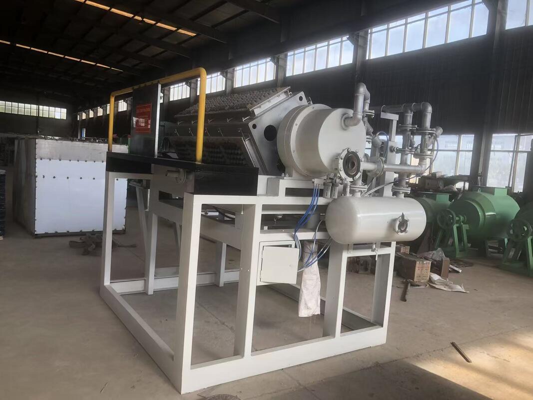 2500-3000 Pcs/h Drehpapier-Eier-Tray-Maschine Papierpulp-Formmaschine mit PLC-Steuerung 80/120 kW