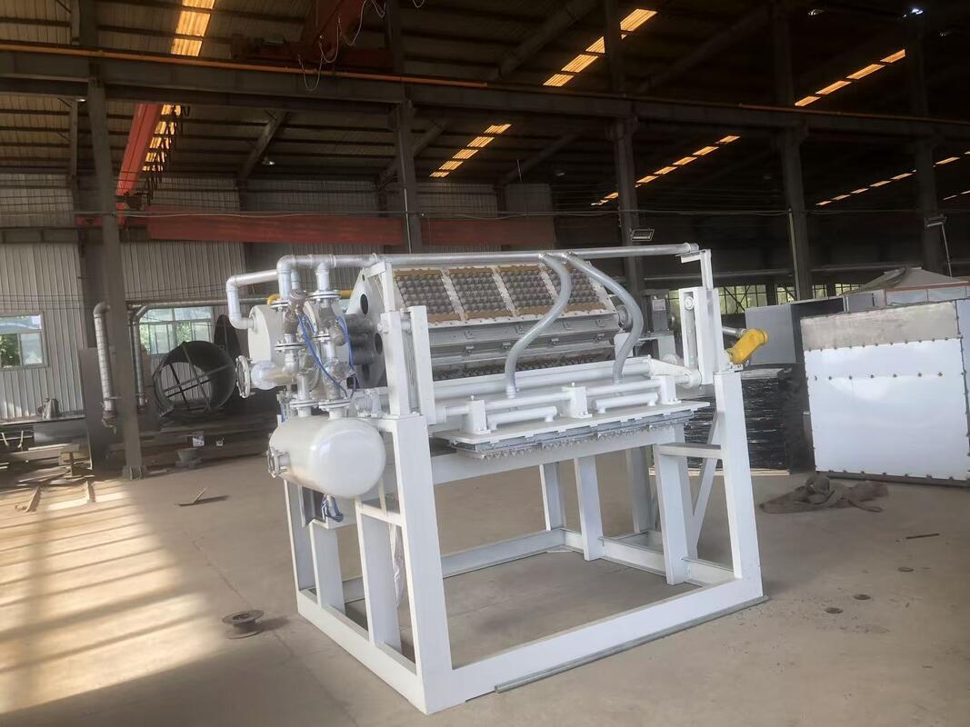 2500-3000 Pcs/h Drehpapier-Eier-Tray-Maschine Papierpulp-Formmaschine mit PLC-Steuerung 80/120 kW