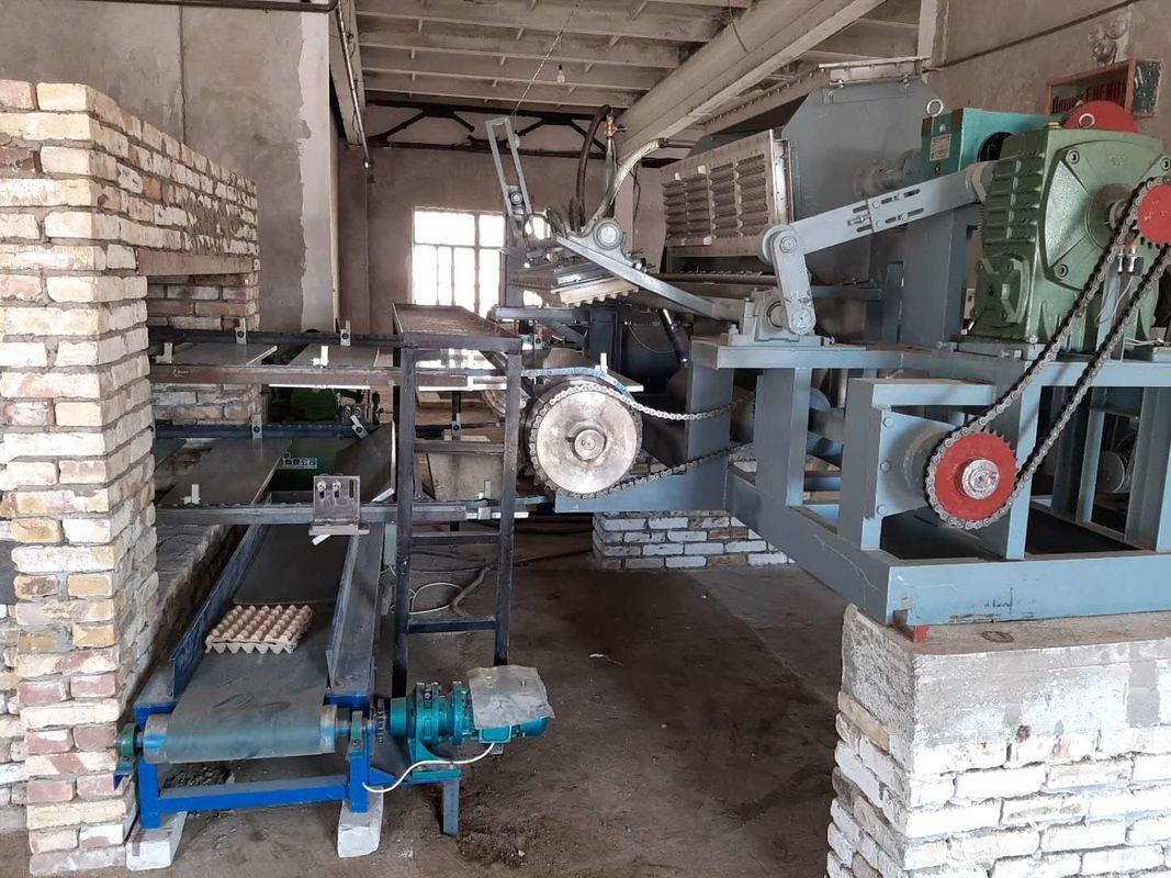 PLC-gesteuerte Maschine zum Herstellen von Eierfachmaschinen 5000-6000 Stück pro Stunde