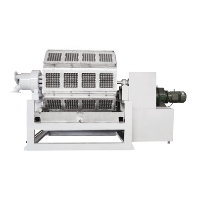 Rotationelle Papier-Ei-Tray-Maschine 2000-3000pcs/H Orange And Green Pulp Formen-Maschine für Papier-Ei-Karton / Tray-Herstellung