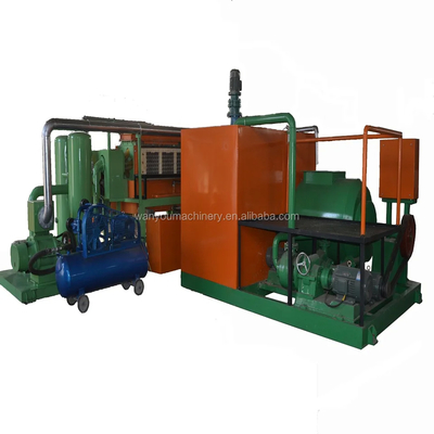 Ökofreundliche Abfallpapier-Eier-Tray-Produktionslinie Wechselrotationsformung 45KW-200kw