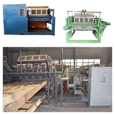 1500pcs/h-6000pcs/h Kapazität Zellstoffformmaschine für große Kapazität recycelbare Papier Eierfach Produktionslinie