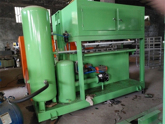 1000 Stück/h Semi-Auto-Eier-Tray-Fertigungseinheit / Abfallpapier-Zellstoff-Formmaschine