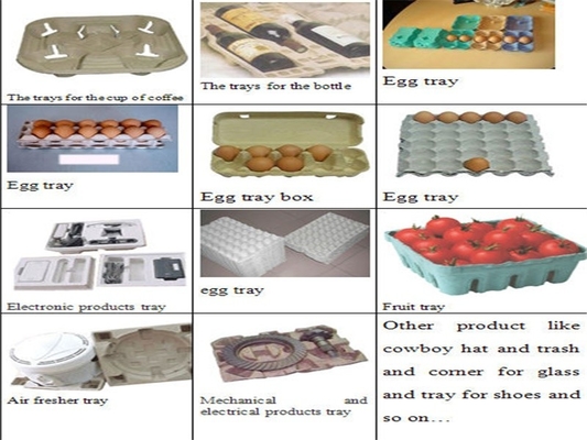 Recyclingpapier-Eierablage-Formteil-Maschine, Eierablage, die Maschine bildet