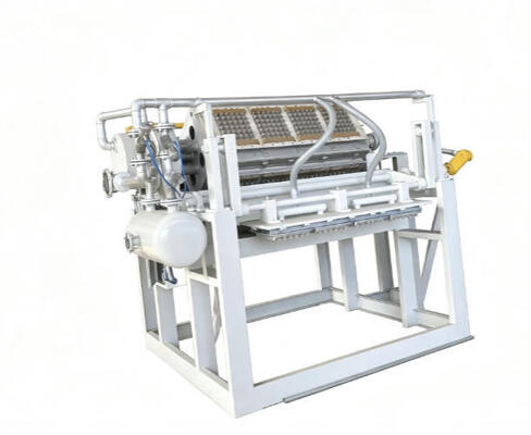 2500-5000pcs/h Apfelfach Papier Eifach Maschine Ei Karton Produktionslinie Energieeinsparung PLC gesteuert