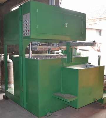 Halb automatische kleine Ei-Tray Making Machine PLC-Steuerung