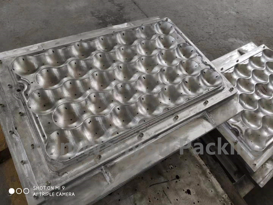 Geformte Massen-Behälter-kleine Papiermassen-Formteil-Maschine mit Aluminiumformen